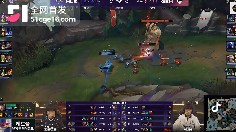 LCK 季后赛HLE首局掀翻GEN  7