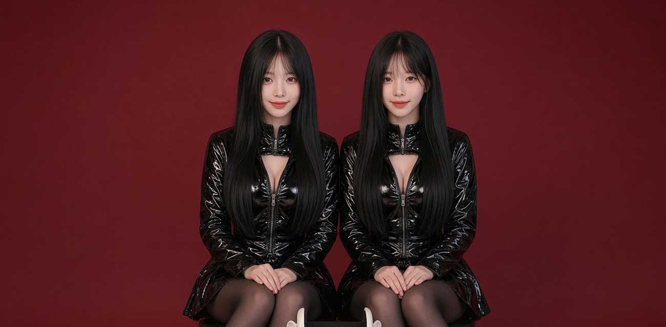 ASMR博主 Yoonying 定制福利 携手闺蜜黑色制服语音诱惑 舔耳吐舌尽显浪荡风情