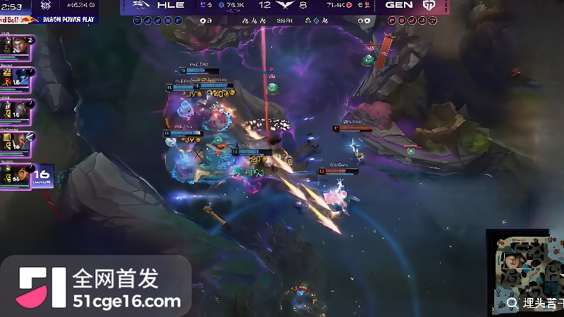 LCK 季后赛HLE首局掀翻GEN  8
