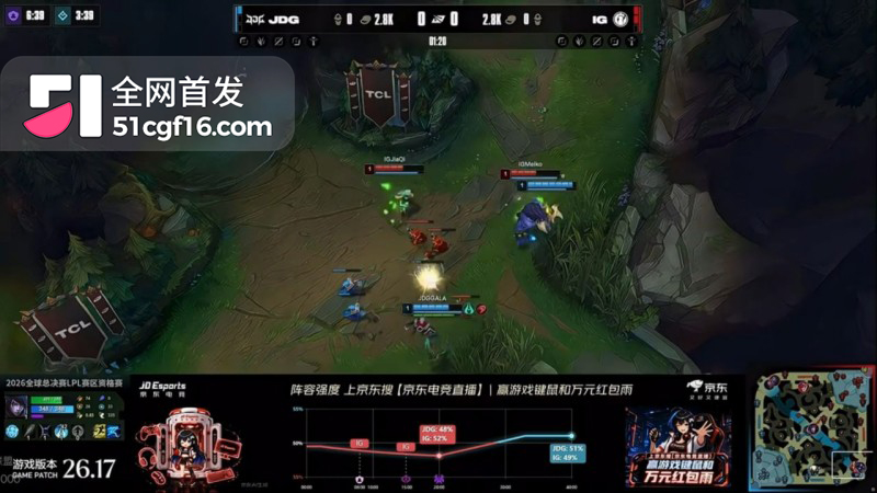 IG杀进世界赛三比一战胜JDG11
