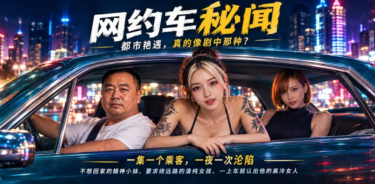 51原创短剧 网约车秘闻 第1集 八年网约车各类女孩主动献身 深夜秘闻一集比一集上头